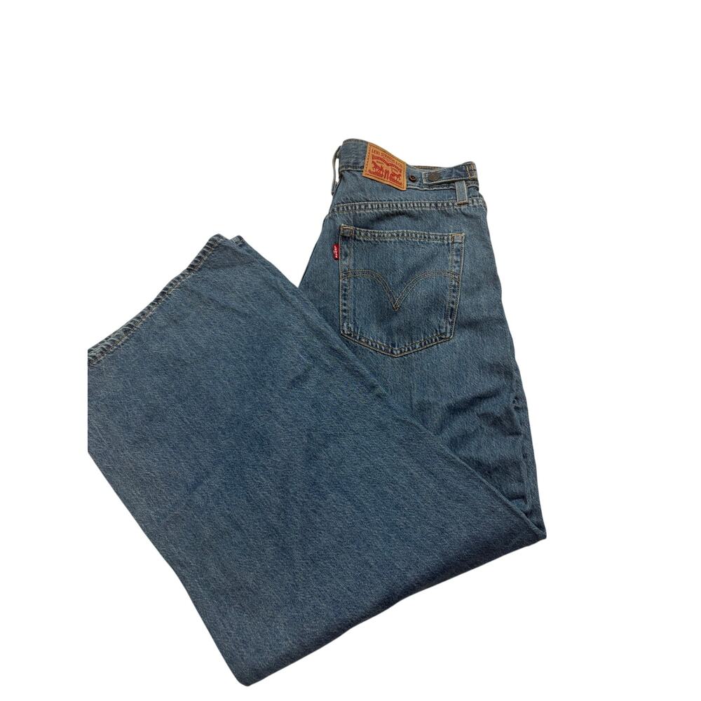 Levi’s Cinch Baggy Jeans Size 33 Medium Wash High Rise NWT - Picture 5 of 5